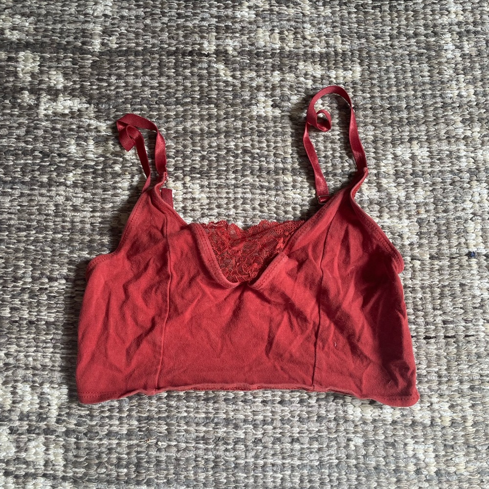 Cropped bralette top